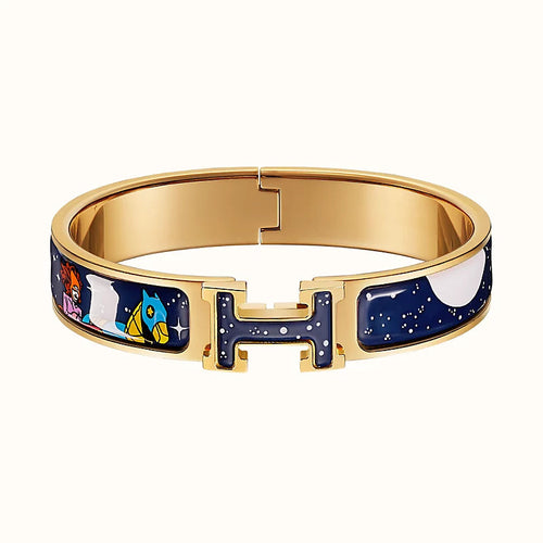 [Super CiCi ]H STAR AND MOON BRACELET 12MM