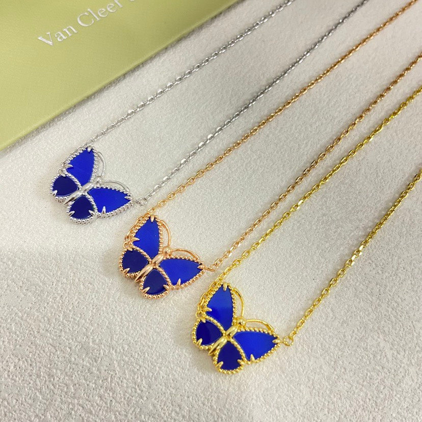 [Super CiCi] 2026 NEW LUCKY BUTTERFLY 1 MOTIFS NECKLACE