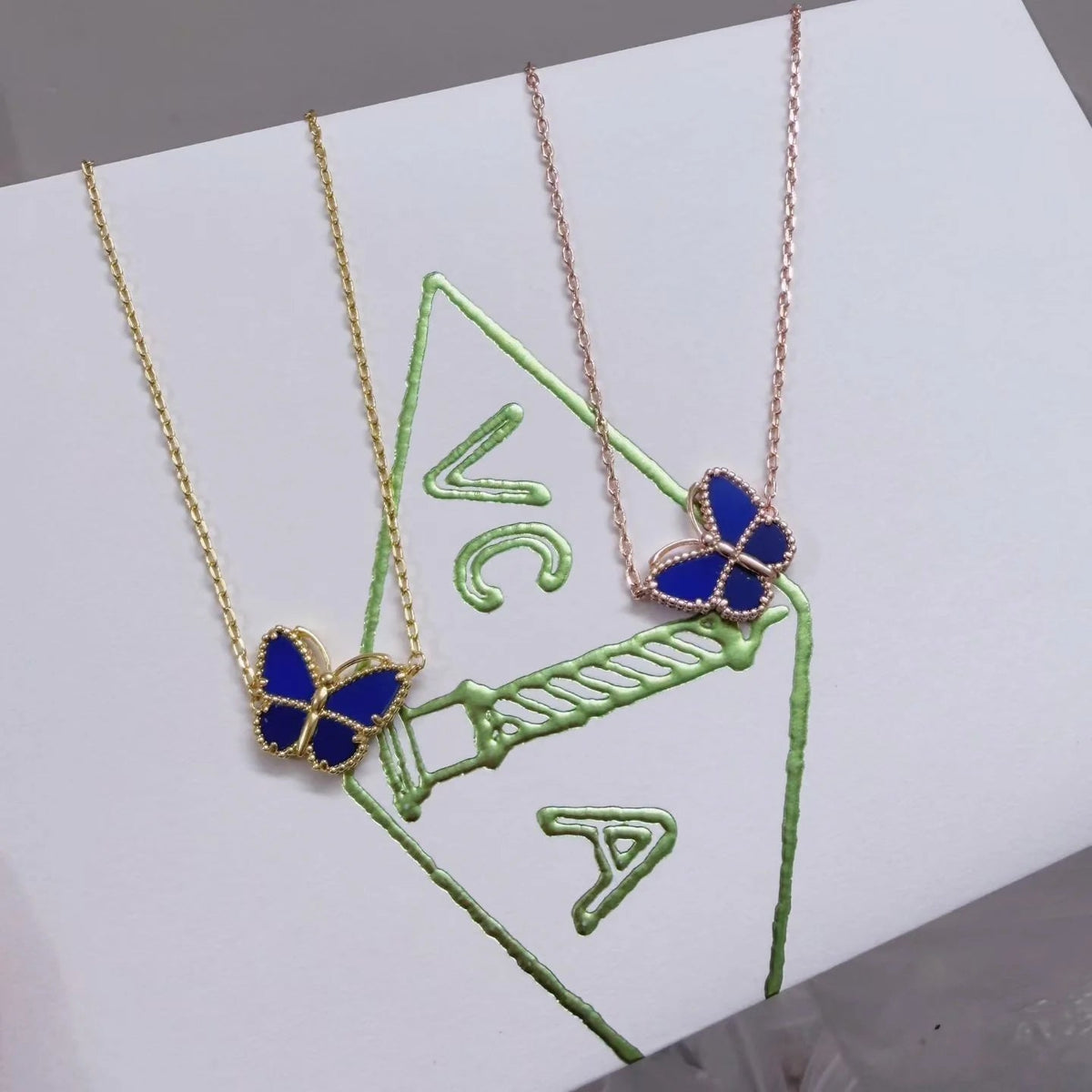 [Super CiCi] 2026 NEW LUCKY BUTTERFLY 1 MOTIFS NECKLACE