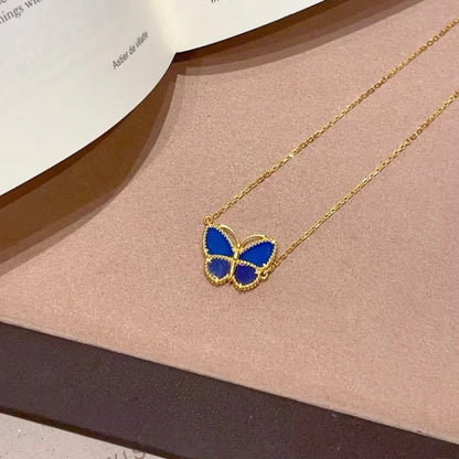 [Super CiCi] 2026 NEW LUCKY BUTTERFLY 1 MOTIFS NECKLACE