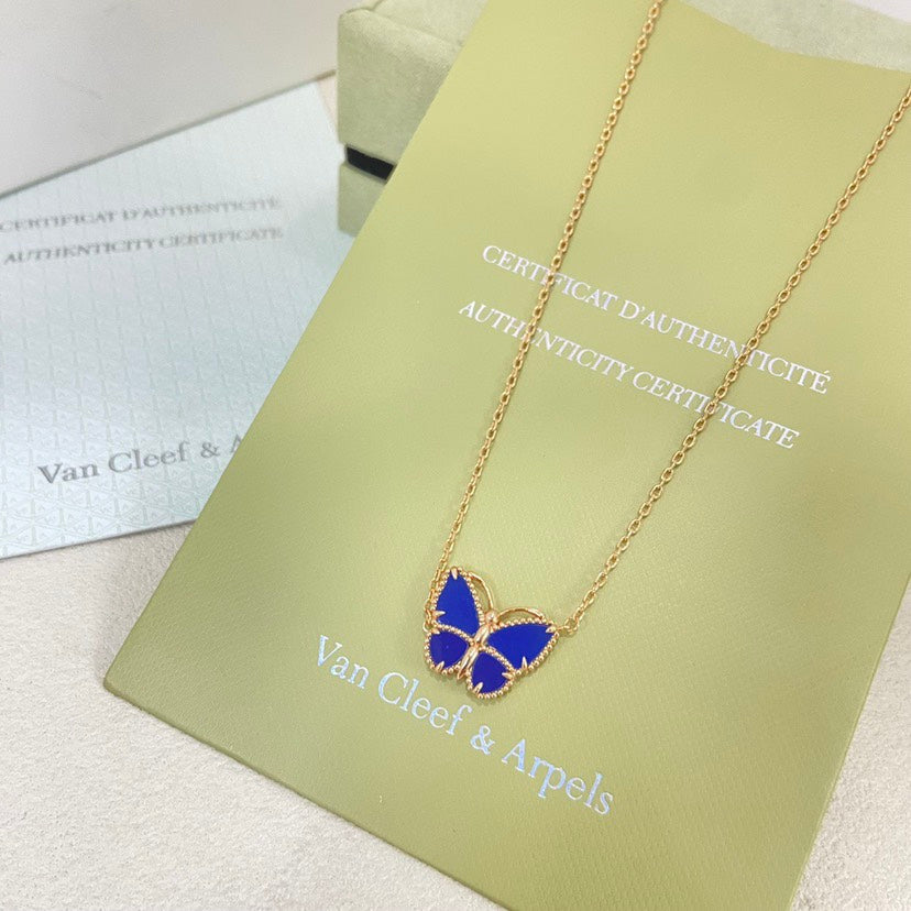 [Super CiCi] 2026 NEW LUCKY BUTTERFLY 1 MOTIFS NECKLACE