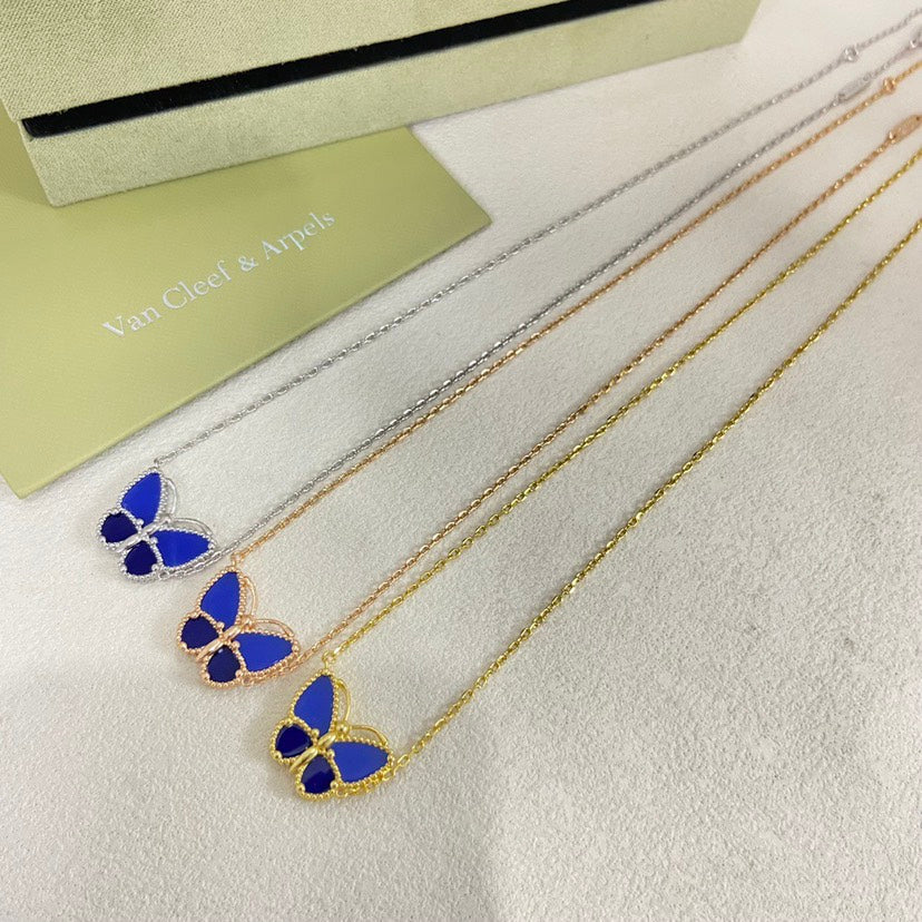 [Super CiCi] 2026 NEW LUCKY BUTTERFLY 1 MOTIFS NECKLACE