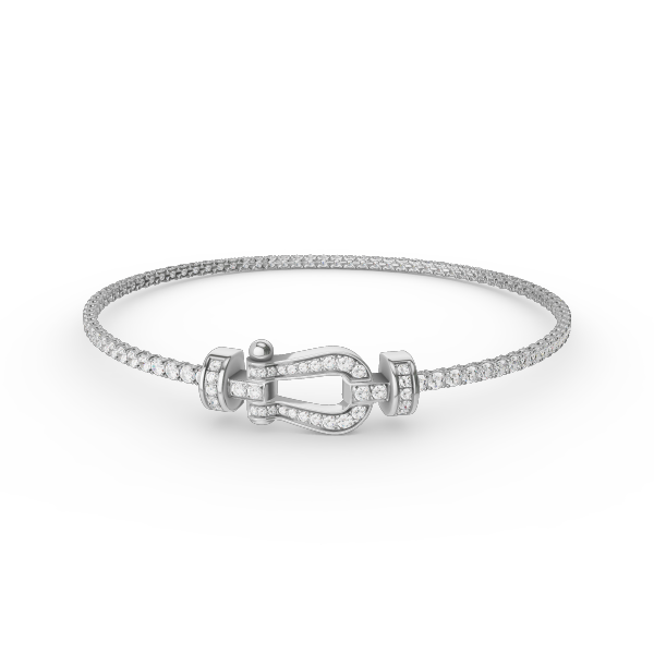 [Super CiCi ]FORCE  HORSESHOE  DIAMOND TENNIS BRACELET