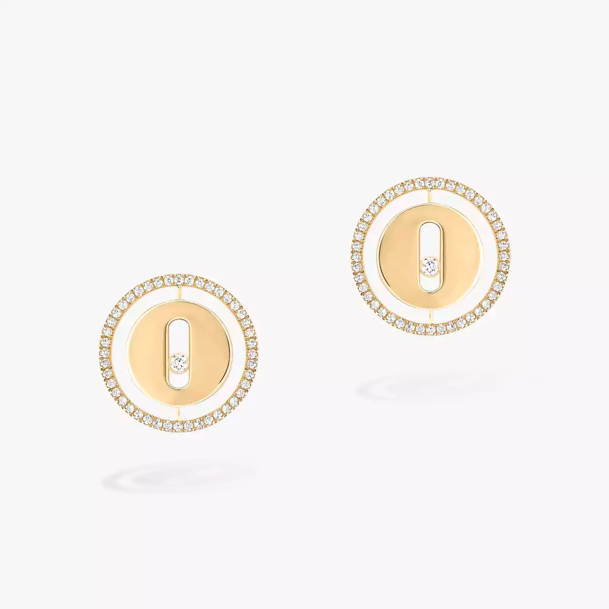 [Super CiCi]Lucky Move Diamond Earrings
