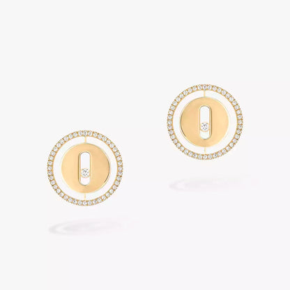 [Super CiCi]Lucky Move Diamond Earrings