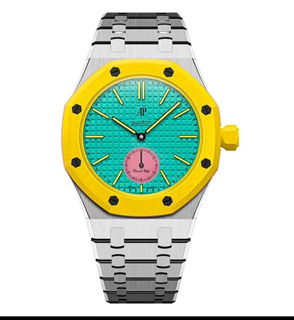 [Super CiCi]OAK POP EXCLUSIVE SILVER STEEL STRAP