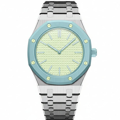 [Super CiCi]OAK POP EXCLUSIVE SILVER STEEL STRAP