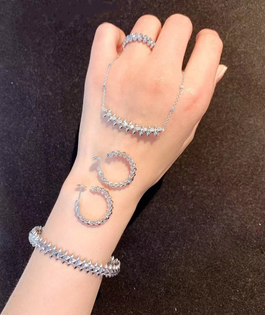[Super CiCi ]CLASH SILVER BRACELET