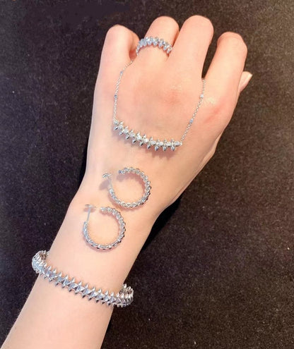 [Super CiCi ]CLASH SILVER BRACELET