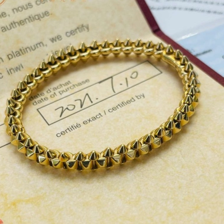 [Super CiCi ]CLASH GOLD BRACELET