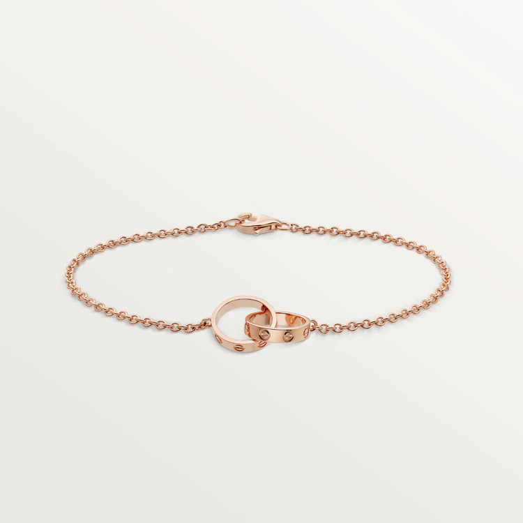 [Super CiCi ]LOVE BRACELET DOUBLE RING
