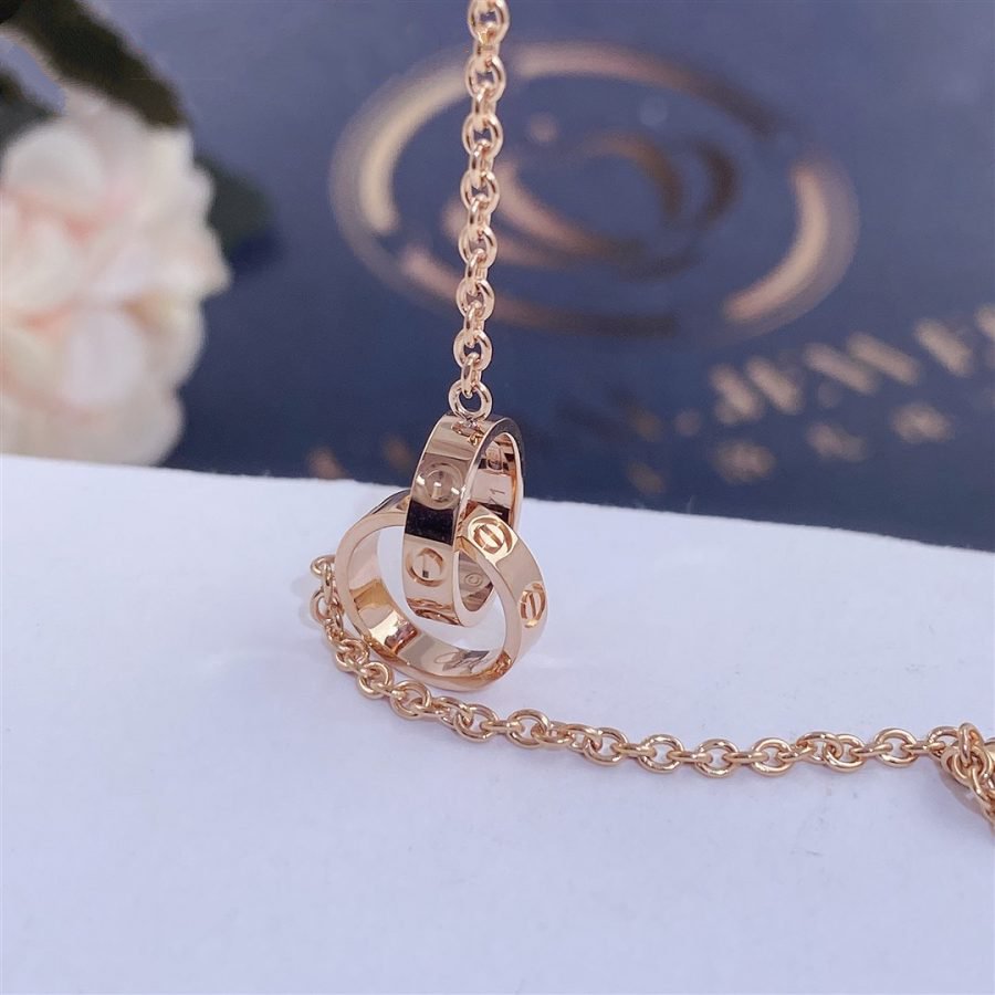 [Super CiCi ]LOVE BRACELET DOUBLE RING