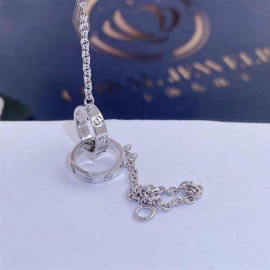 [Super CiCi ]LOVE BRACELET DOUBLE RING