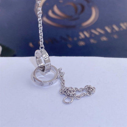 [Super CiCi ]LOVE BRACELET DOUBLE RING