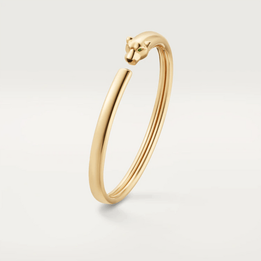 [Super CiCi ]PANTHERE GOLD OPEN BRACELET