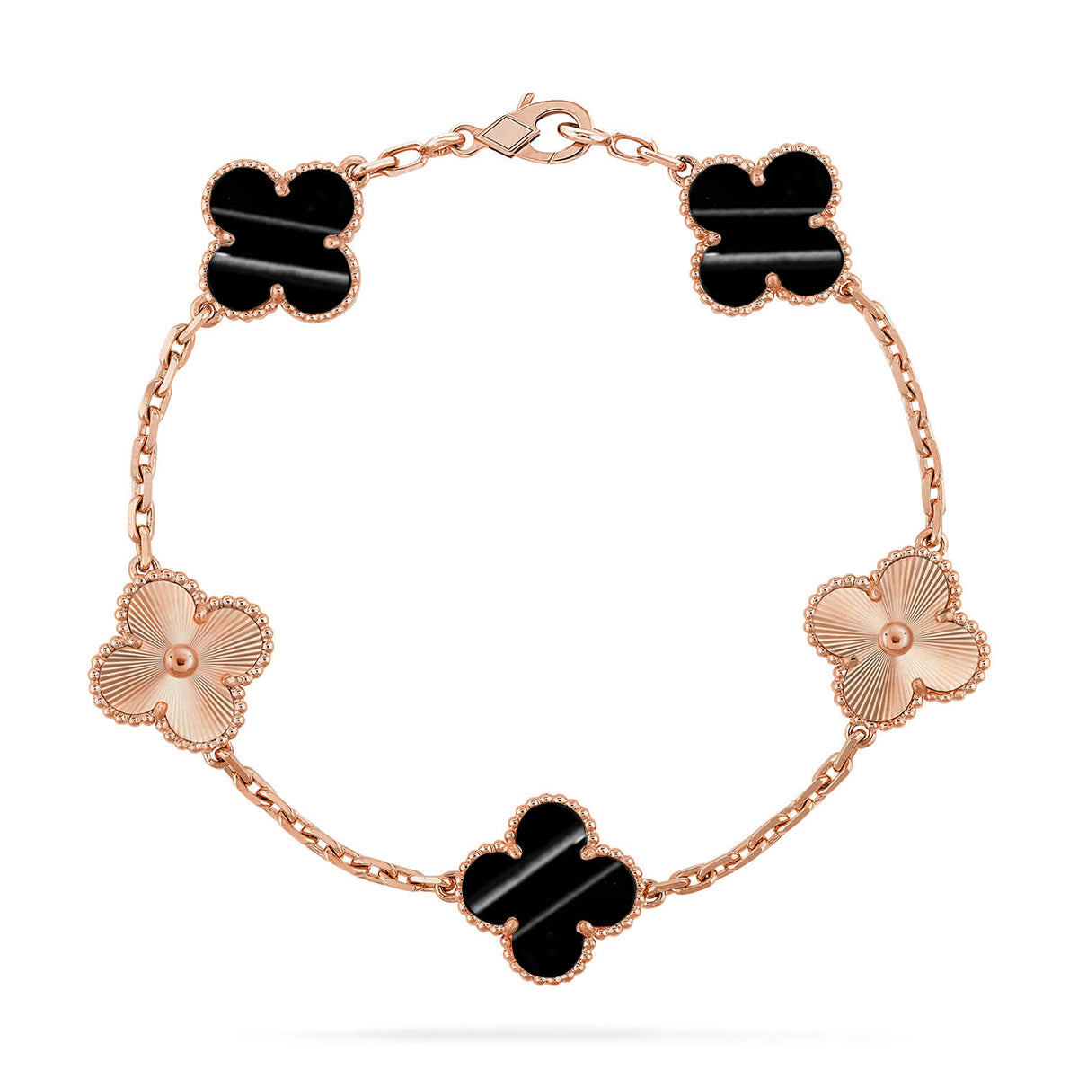 [Super CiCi ] CLOVER 5 MOTIF PULSAR STONE BRACELET COLLECTION