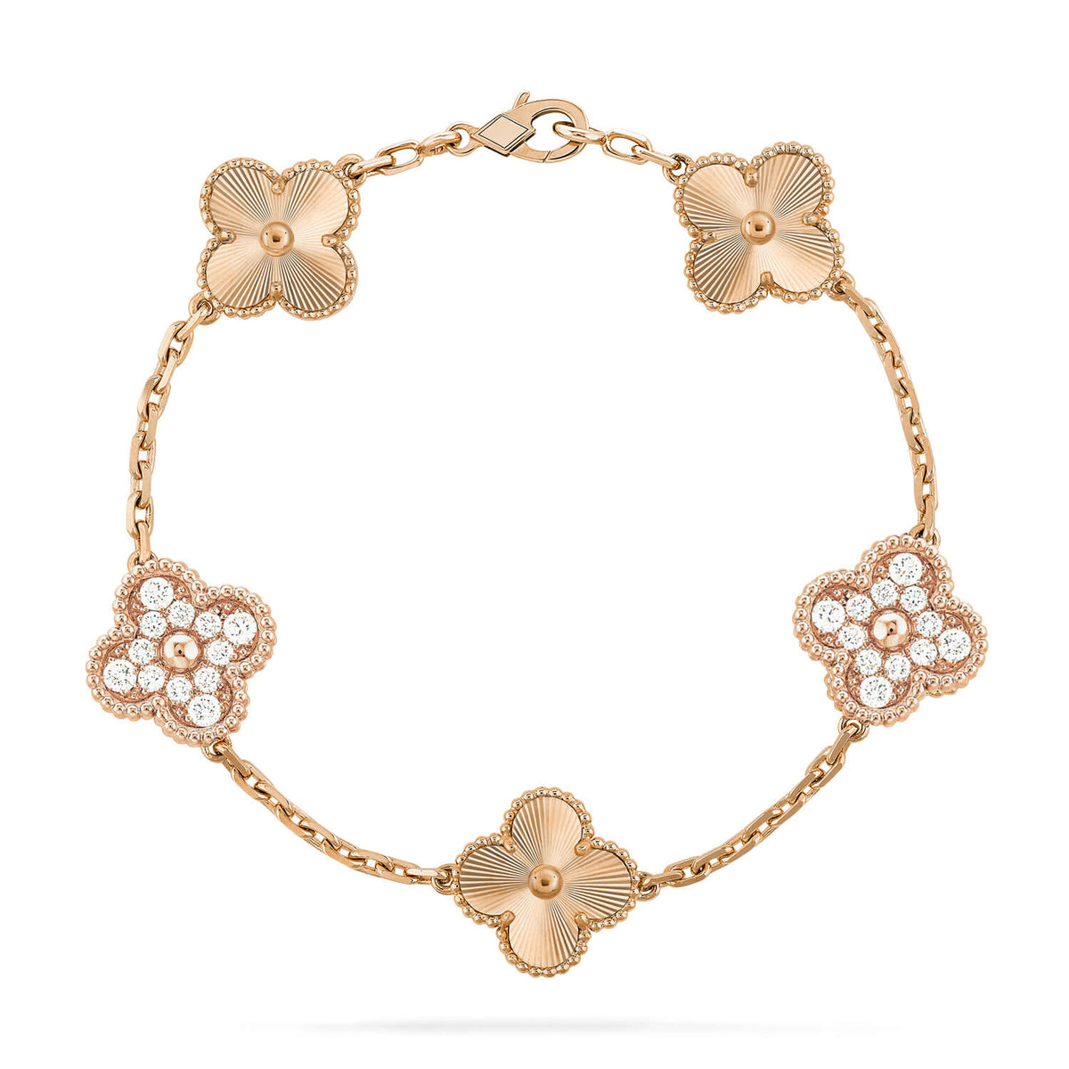 [Super CiCi ] CLOVER 5 MOTIF LASER BRACELET COLLECTION
