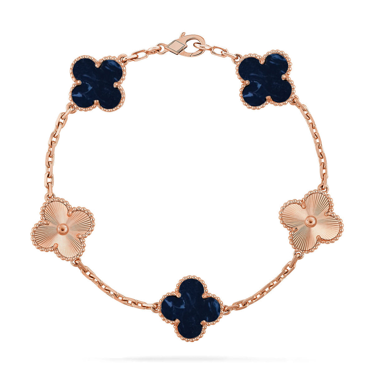 [Super CiCi ]CLOVER 5 MOTIF PIETERSITE BRACELET COLLECTION