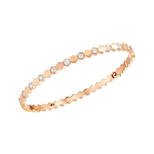 [Super CiCi ]BEE LOVE PINK GOLD DIAMOND BRACELET