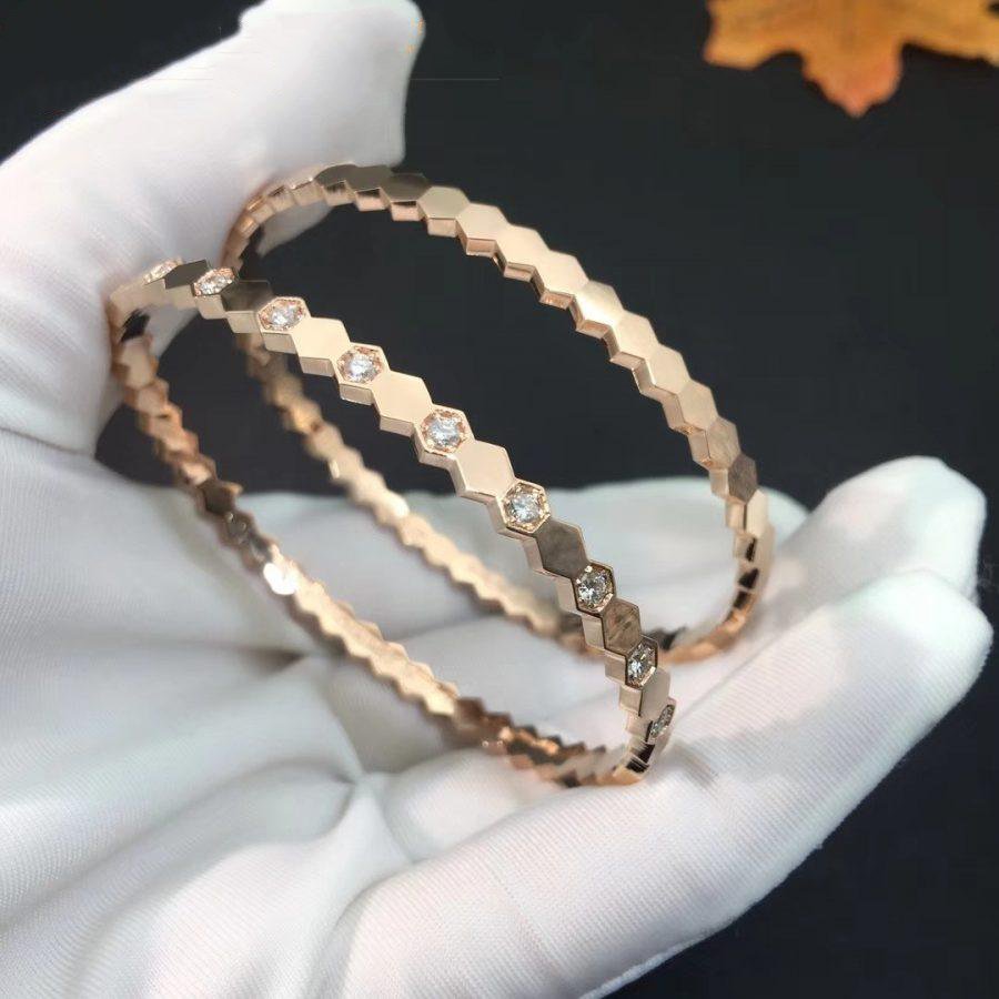 [Super CiCi ]BEE LOVE SILVER DIAMOND BRACELET