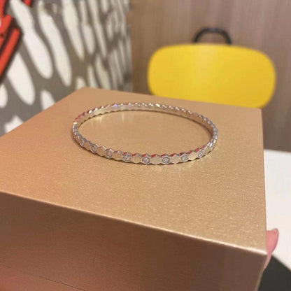 [Super CiCi ]BEE LOVE SILVER DIAMOND BRACELET