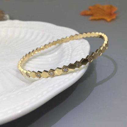 [Super CiCi ]BEE LOVE GOLD DIAMOND BRACELET