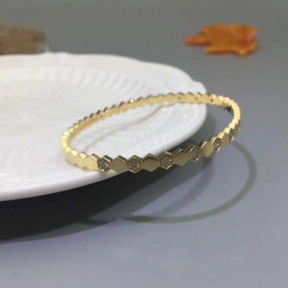 [Super CiCi ]BEE LOVE GOLD DIAMOND BRACELET
