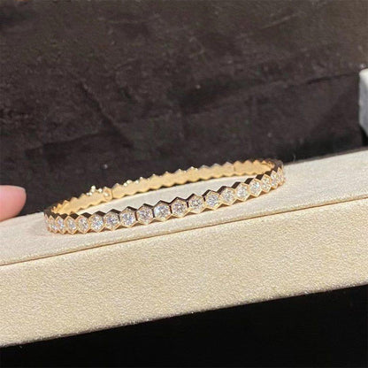 [Super CiCi ]BEE LOVE GOLD BRACELET FULL DIAMOND
