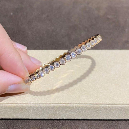 [Super CiCi ]BEE LOVE GOLD BRACELET FULL DIAMOND
