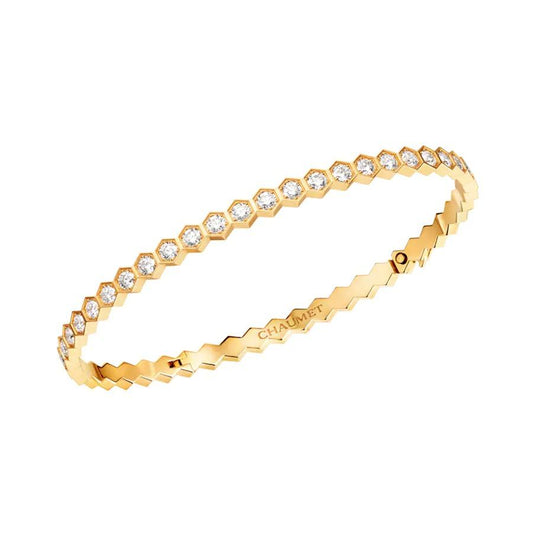 [Super CiCi ]BEE LOVE GOLD BRACELET FULL DIAMOND