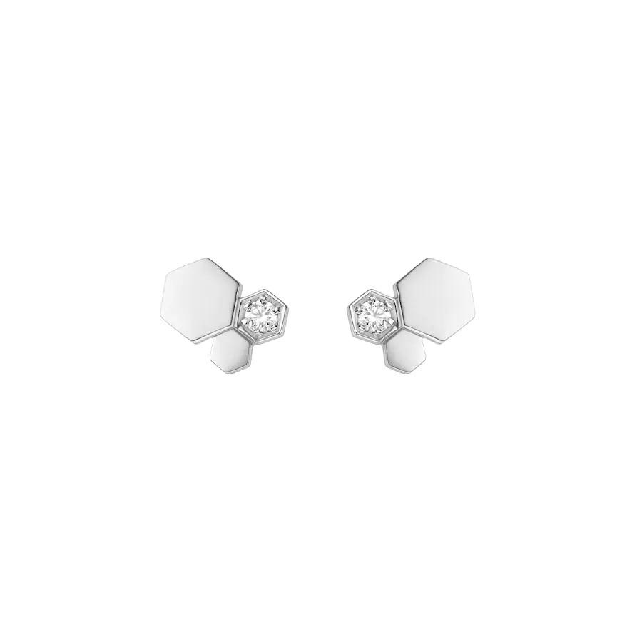 [Super CiCi ]BEE LOVE SILVER DIAMOND EARRINGS