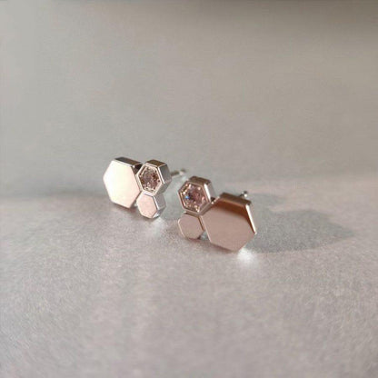 [Super CiCi ]BEE LOVE SILVER DIAMOND EARRINGS