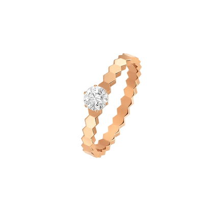 [Super CiCi ]BEE LOVE RING PINK GOLD 1 DIAMOND