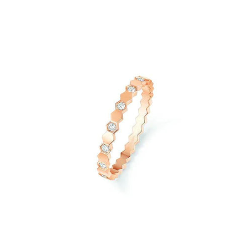 [Super CiCi ]BEE LOVE RING PINK GOLD DIAMOND