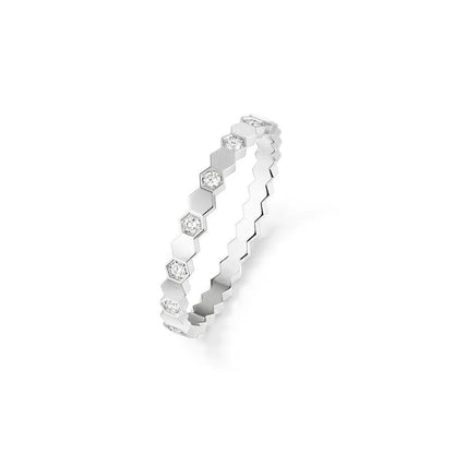 [Super CiCi ]BEE LOVE RING SILVER DIAMOND