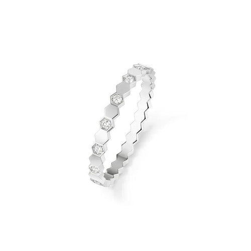 [Super CiCi ]BEE LOVE RING SILVER DIAMOND