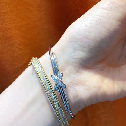 [Super CiCi ]JEUX DE BRACELET SILVER DIAMONDS