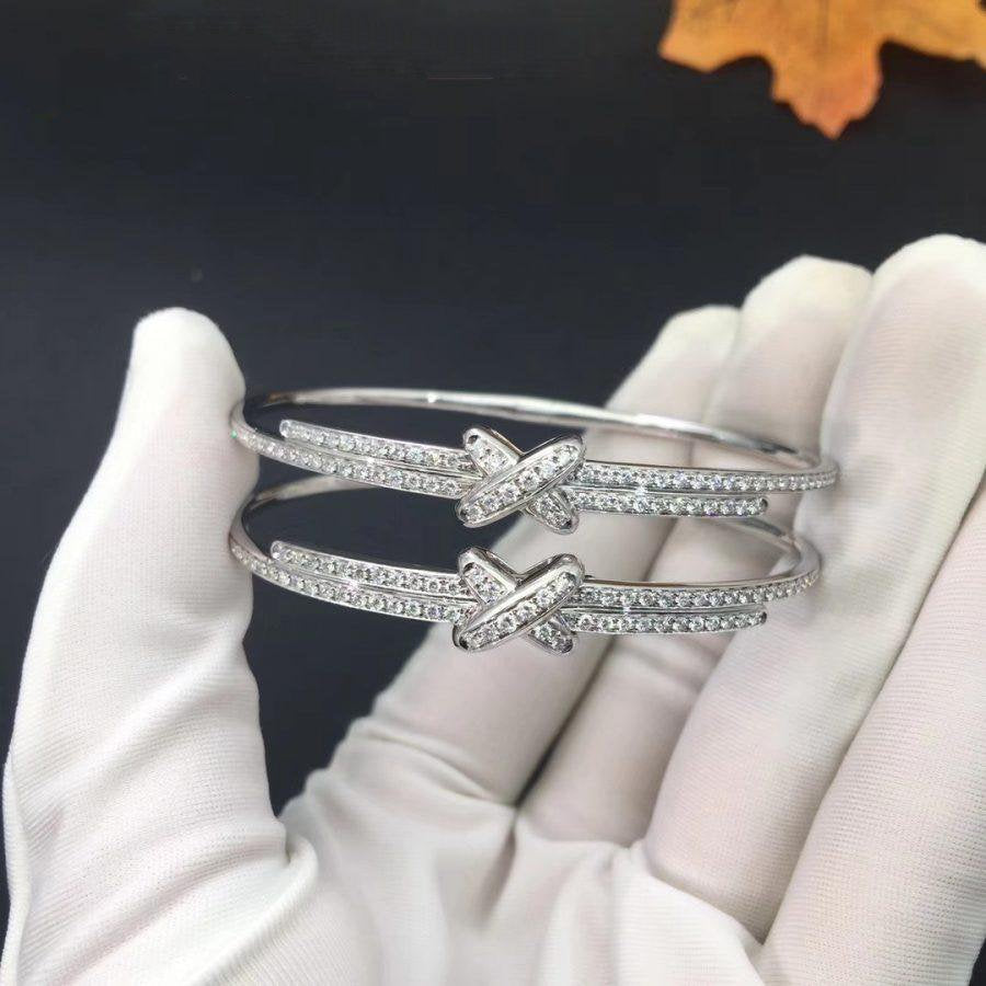 [Super CiCi ]JEUX DE BRACELET DIAMONDS SILVER