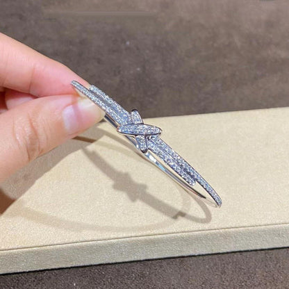 [Super CiCi ]JEUX DE BRACELET DIAMONDS SILVER