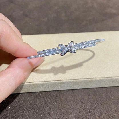 [Super CiCi ]JEUX DE BRACELET DIAMONDS SILVER
