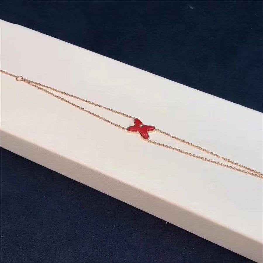 [Super CiCi ]JEUX BRACELET CARNELIAN PINK GOLD 1 DIAMOND