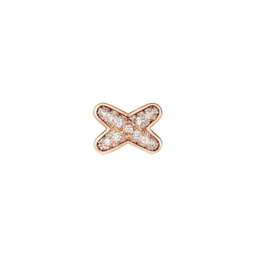 [Super CiCi ]JEUX DE PINK GOLD DIAMOND EARRINGS