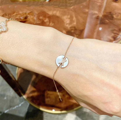[Super CiCi ]JEUX DE BRACELET MOP PINK GOLD DIAMONDS