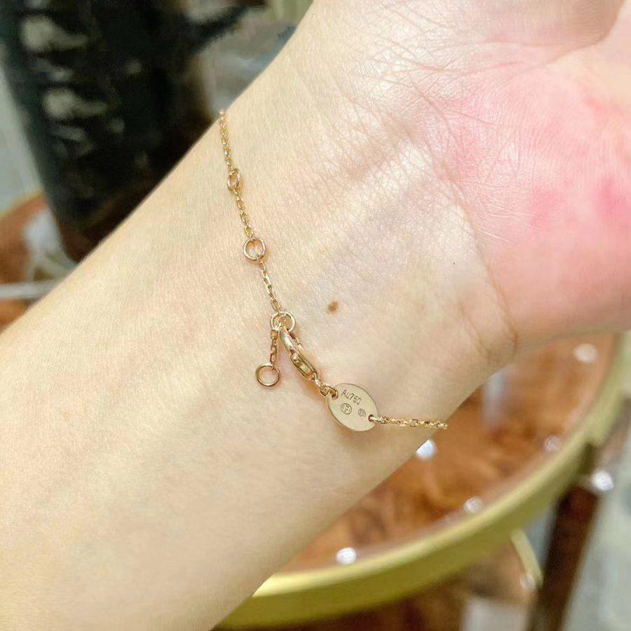 [Super CiCi ]JEUX DE BRACELET MOP PINK GOLD DIAMONDS