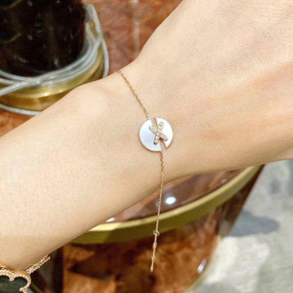 [Super CiCi ]JEUX DE BRACELET MOP PINK GOLD DIAMONDS