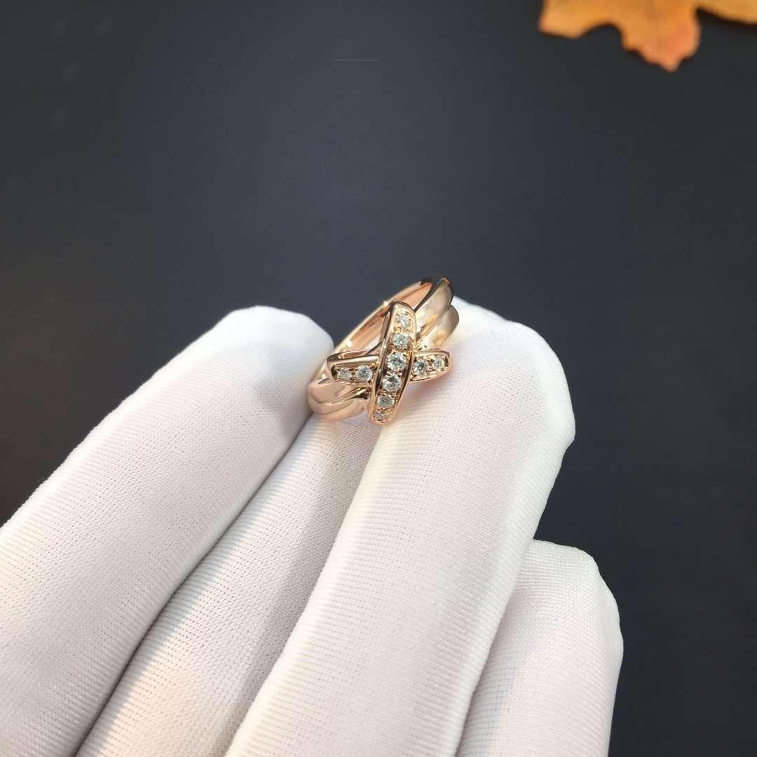 [Super CiCi ]JEUX DE PINK GOLD DIAMOND RING