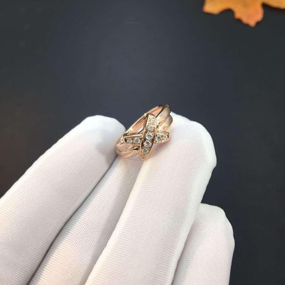 [Super CiCi ]JEUX DE PINK GOLD DIAMOND RING