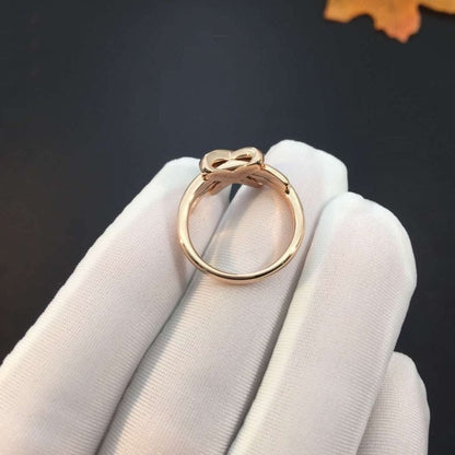 [Super CiCi ]JEUX DE PINK GOLD DIAMOND RING