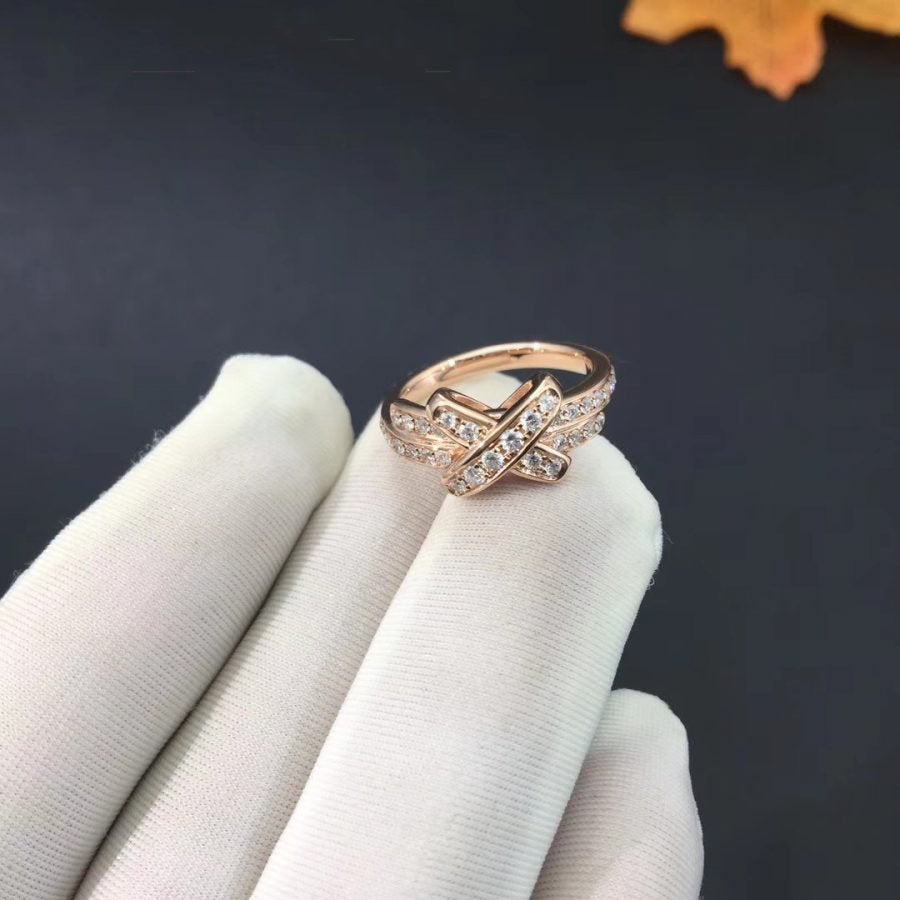 [Super CiCi ]JEUX DE RING PINK GOLD DIAMOND