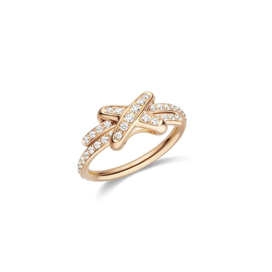 [Super CiCi ]JEUX DE RING PINK GOLD DIAMOND